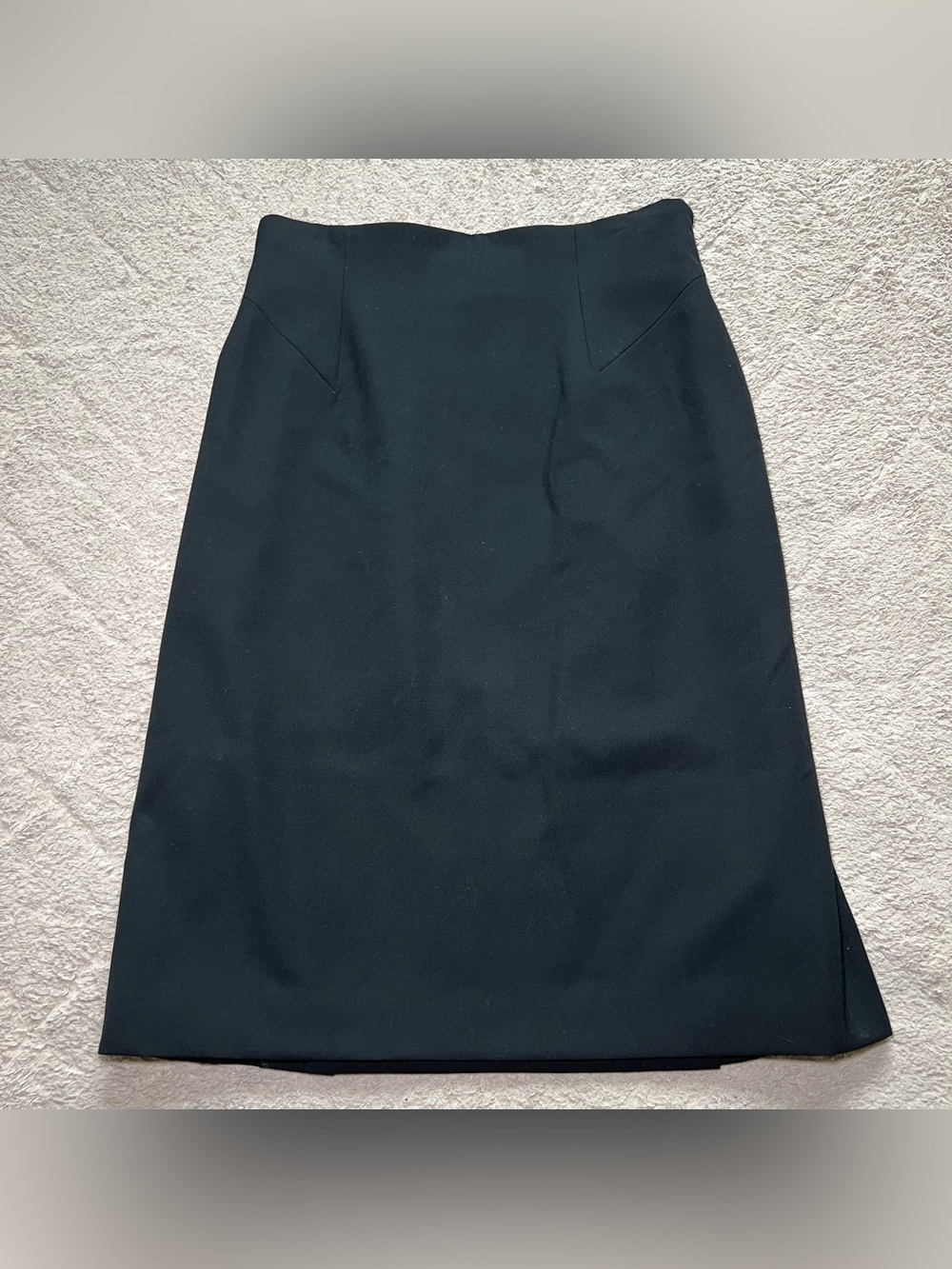 Vtg Escada Margaretha Ley Wool A-Line Skirt Old Money Minimalist Office Sz 6